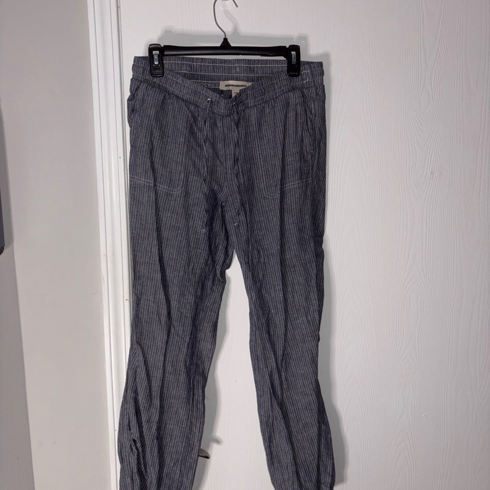 Amazon Essentials Women’s Black Striped Joggers